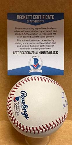 Tito Landrum Cardinals/Pirates/Orioles assinados Auto M.L. Baseball Beckett Q64330