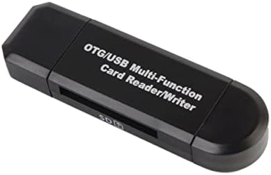 Solustre USB Card Reader Adapter SD Reader Black USB Micro High Memory T-Flash USB Card Reader