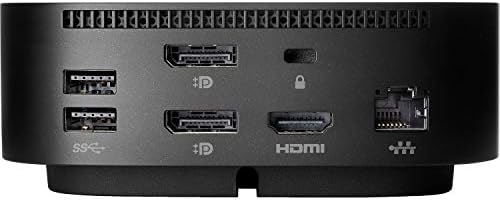 HP Home Office Bundle com 2 x e223 22 Monitora a doca USB -C - suporte de monitor duplo - teclado sem fio e mouse, gel de pulso
