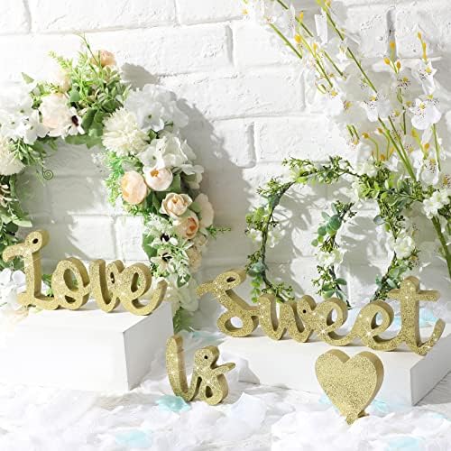 Love Sign Love Is Sweet Decor for Sobert Table