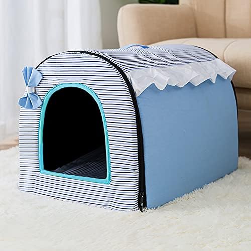 Cama de caverna de tenda de estimação ZGWL para gatos/cães pequenos, canil lavável, cama de cães de cachorro pequeno
