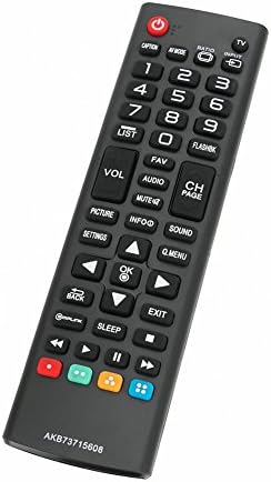 AKB73715608 Substitua o controle remoto para LG TV 32LN520B 42LN5300 32LN5300 42LN5400