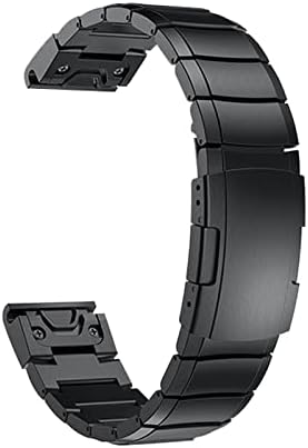 Bholsa Fit Quick Fit Stonless Watch Band 22 26mm para Garmin Fenix ​​5 5x 6 6XPro 3HR/Solar/Enduro/Descent Mk1 Mk2 Mk2i Strap