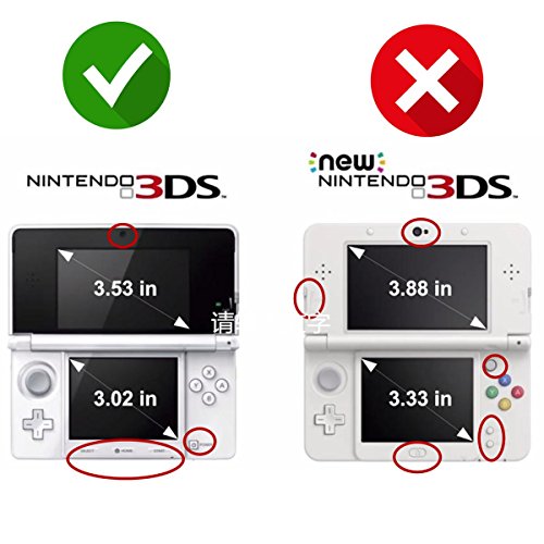 Geipos Nintendo 3DS cobre adesivo de decalque de pele Vinil Finish Matte Exconform