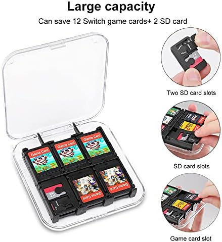 Caixa de armazenamento de cartas de cartão de jogo de girassol Caixa organizadora de proteção rígida para nintendo switch