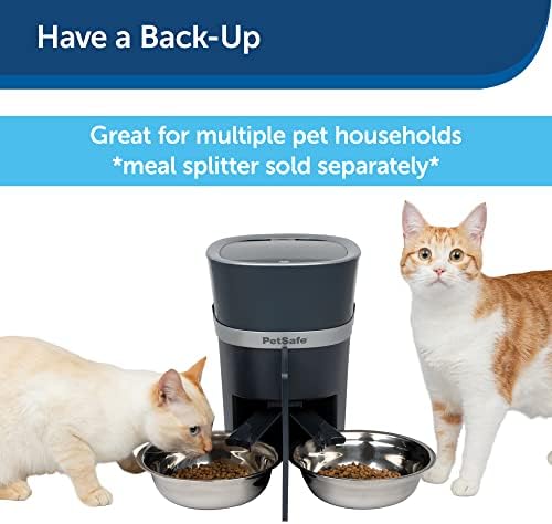 PetSafe aço inoxidável gato e cão tigela - reposição ou tigela de backup durante as limpezas - compatível com animais de estimação