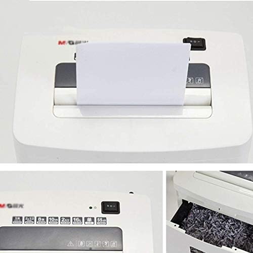 Liujun Paper Shredder, CD cruzado de cortes pesados ​​de 60 minutos e máquina de triturador de cartão de crédito para uso grande de escritório e domicílio,