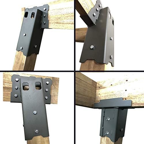 Suportes de plataforma Highwild suportes de ângulo composto 4x4 para suporte de veados, persianas de caça, decks de
