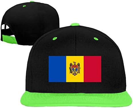 Hifenli Moldavan Flag Hip Hop Cap Hats Running Boys Girls Hats Hats Baseball Chapéus