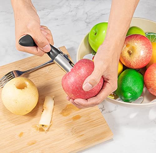 CORTOR DE APLA CORER, cortador de maçã profissional ， com removedor de maçã premium de alça confortável, gadgets de cozinha