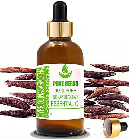 Ervas puras cipriol nagarmatha pura e natural terapeatic Óleo essencial com gotas de 100 ml