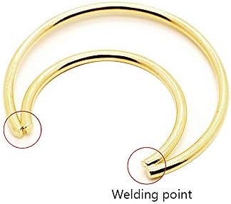 12 pacote 4 tamanho Gold Dream a coletor de metal artesanato anéis de aros florais aros de macramamento de arco para decoração