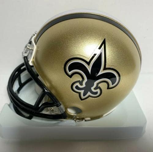 Darren Sproles assinado Saints Mini -Helmet PSA T70871 - Mini capacetes da NFL autografados