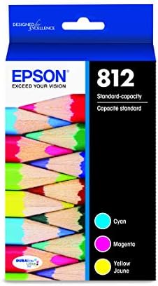 Epson T812 Durabrite Ultra Ink Capacidade Pacote de combinação de cores e T812 Durabrite Ultra Ink High Capacity Cartuck