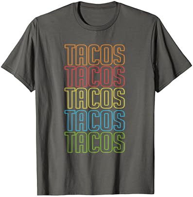 Camisa retro tacos taco vintage t-shirt de terça-feira