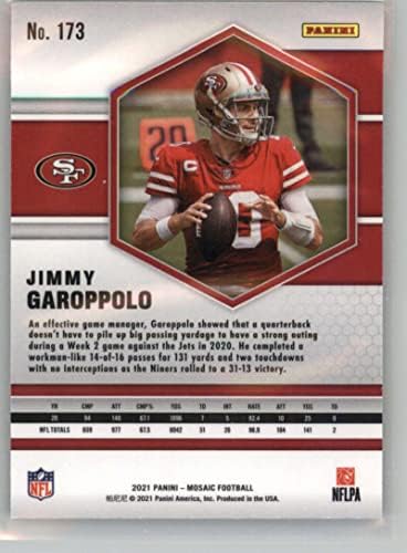 2021 Panini Mosaic 173 Jimmy Garoppolo San Francisco 49ers NFL Football Trading Card