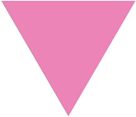 Trocadilho aplicável Triângulo rosa - gay e lésbica LGBT Apoio Símbolo Pride - Decalque Vinil Color Vibrante