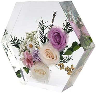 Forone grande resina molda silicone para decoração de escritório em casa, preservação de flores, casamento DIY, presente
