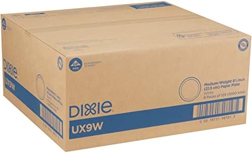 Dixie UX9WS Caminhos placa de papel de tamanho sábio, 8,5 de diâmetro