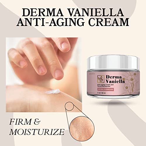 Derma Vaniella - Creme antienvelhecimento Derma Vaniella e hidratante facial