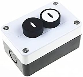 Redefinir o botão liso de redefinição de 2 orifício, caixa de botão de botão à prova d'água, caixa de controle da caixa