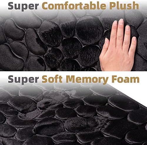 Memória Banho de espuma tapete de paralete confortável tapete de banheiro super água absorvente de banheira Máquina lavável