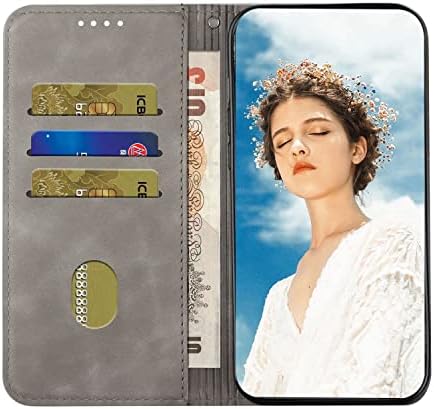Caixa de carteira de proteção compatível com Xiaomi Redmi Nota 12, compatível com Xiaomi Redmi Note 12 Case [TPU Caso