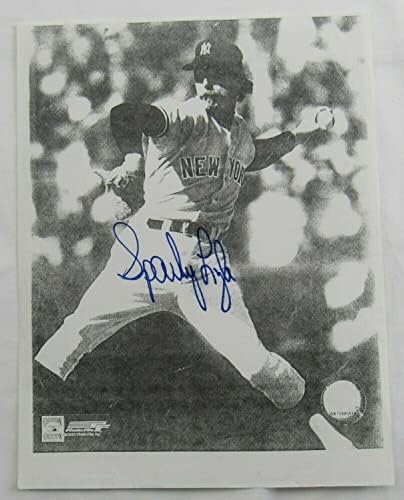 Sparky Lyle assinado Autograph Autograph 8.5x11 Foto de Stock I - fotos autografadas da MLB