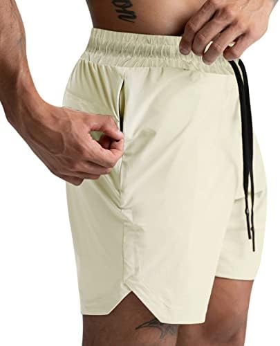 Shorts atléticos para homens, 5 polegadas, cor, cor de corrida sólida de corrida de sufras de verão calças masculinas de jovens