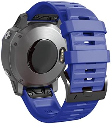 Ghfhsg 26 mm 22mm Watch Band para Garmin Fenix ​​7 7x 6x 6Pro relógio Silicone Easy Fit Wrist Strap for fenix 5x 5 3 3hr 935 945