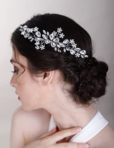 Cargances Bridal Weddal Crystal Hair pente