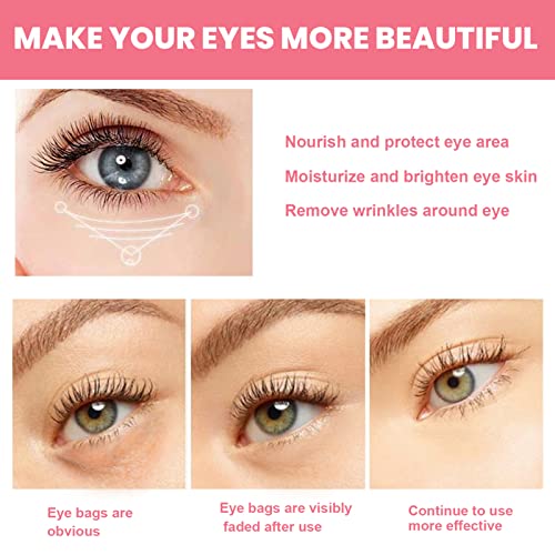 Balma de olho de Rosehihihy extra de renovação, bálsamo de olho anti-ranger compacto, protetor ocular hidratante e iluminado,