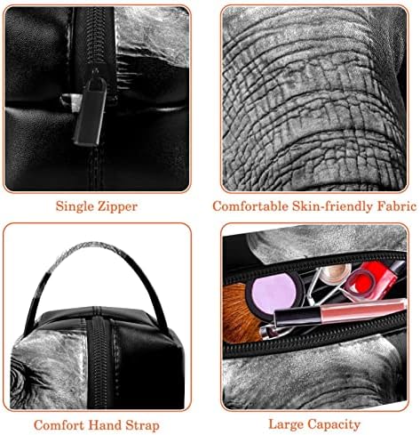 Tbouobt Bags cosméticos sacos de maquiagem para mulheres, bolsas de maquiagem pequenas bolsas de viagem, animal de elefante