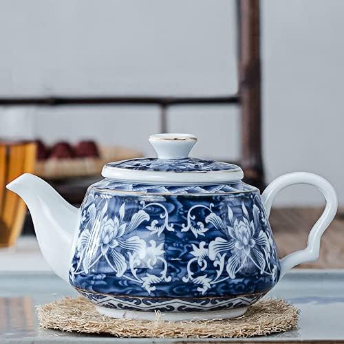 Paynan 200ml Jingdezhen Tule de chá azul de porcelana branca retro doméstico Kung Fu Conjunto de chá Acessórios