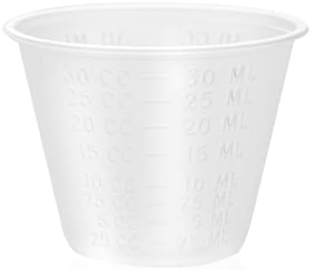 Dealmed Medicine Cups - 5000 Copos de medição de remédios, graduados, copos de remédios plásticos descartáveis, ideais