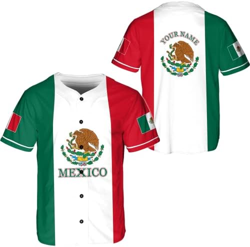 Jersey de beisebol mexicano personalizada do México, camisa de beisebol mexicano para homens, MEXICANO SPAND JERSEY
