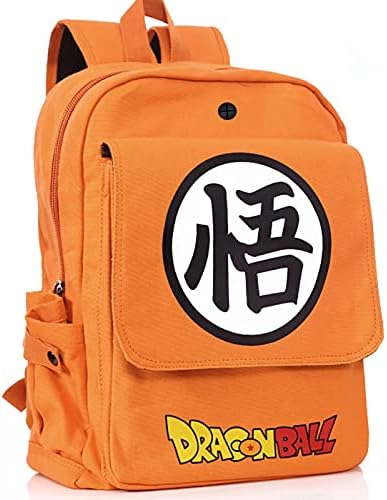 Mochila Xuesuo Anime, sacos de laptop, sacos de viagem de grande capacidade de lona, ​​laranja, tamanho único
