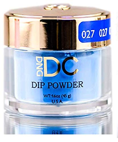 DND DC Blues & Greens Dip Powder para unhas 1.6oz, 45g, mergulhando margarida feita nos EUA.)