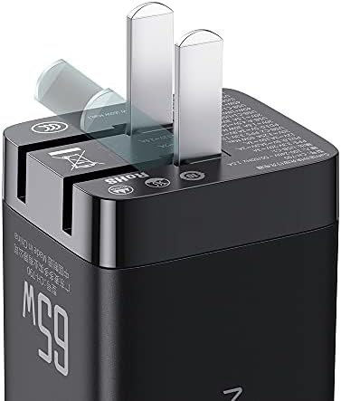 McDodo USB C Carregador de parede com entrega de energia 65W Adaptador de energia USB C 2-porta 1 porta USB A Charger Charging Fast