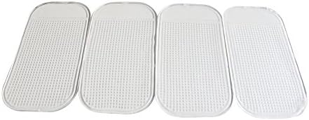 4 Pacote de silicone Dash Sticky Pads, tapetes de painel para telefones, óculos de sol, chaves