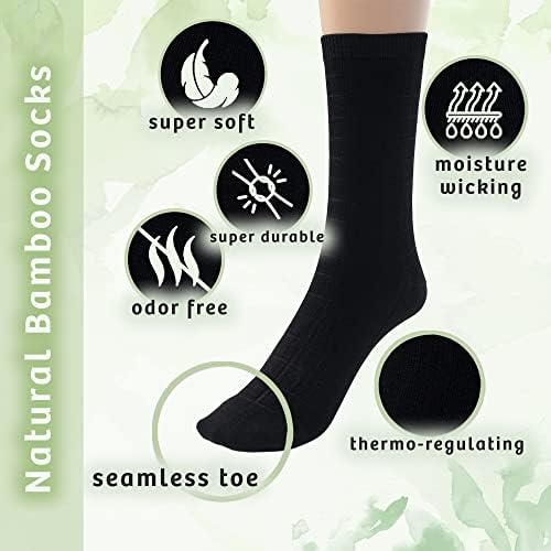 DOBOS SILKY BAMBOO Projetos sem costura meias para meninas meninas, 3 ou 6 meias de uniforme escolar PK