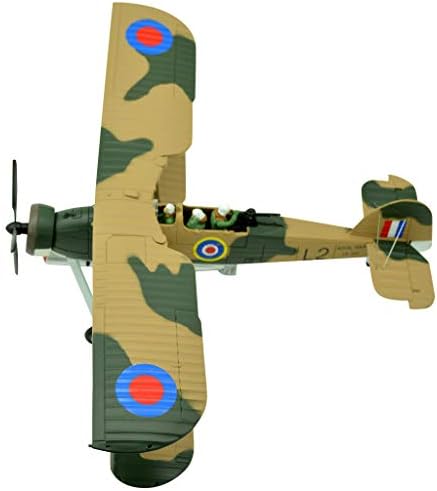 Dinastia Tang 1:72 Fairey Swordfish Biplane Torpedo Bomber Metal Plane Model, Marinha Real Britânica, modelo de avião militar,