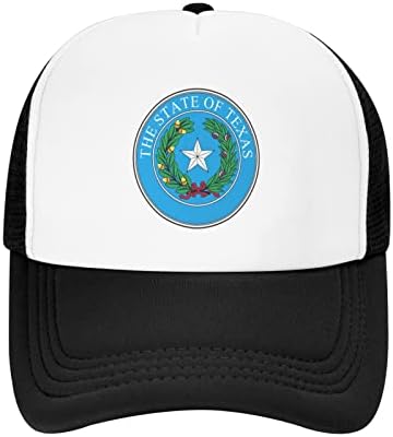 Bolufe State Seal of Texas Children's Baseball Cap, tem uma boa função respirável, conforto natural e respirável