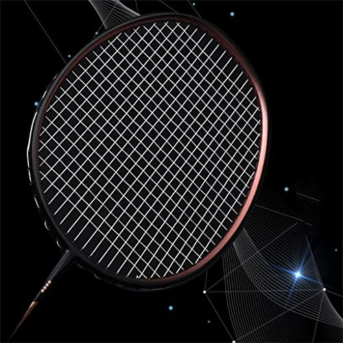 Badminton Racket de badminton grosso de 100 libras-quilos de fibra de carbono de 30 libras, tipo de reforço secundário 4U