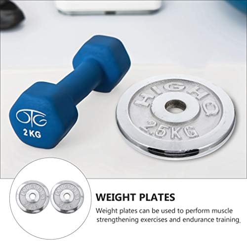 Besportble Tools Placas de barra 2,5 kg Placa de peso Treinamento de força Placa de ginástica equipamento de ginástica