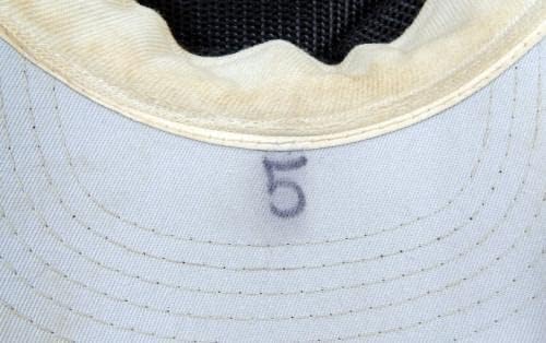 Pittsburgh Pirates Ed Sprague 5 Jogo usado Black Hat DP22764 - Chapéus MLB usados ​​para jogo MLB