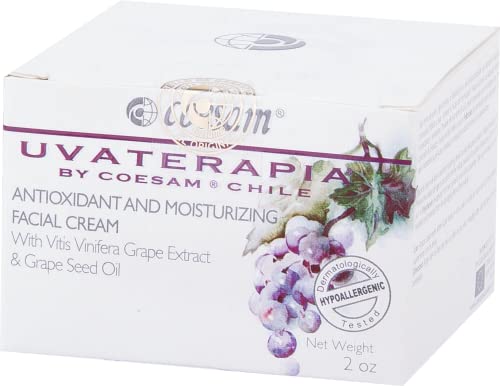 Creme facial antioxidante e hidratante com extrato de uva vinifera e óleo de semente de uva