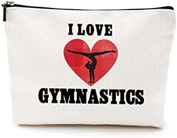 Eu amo ginástica Ginástica Gymnastics Gifts Gymnastics Ginásticos Cosméticos Bolsa de viagem Acessórios para ginástica coisas