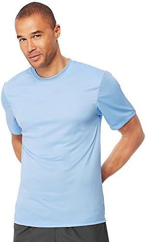 Hanes Cool Dri Tagless Men's T-shirt, azul claro, xl