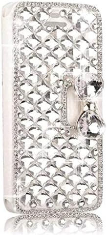 STENES IPHONE XS MAX CASO - ENLISHO - 3D Bling Bling Crystal Square Lattice